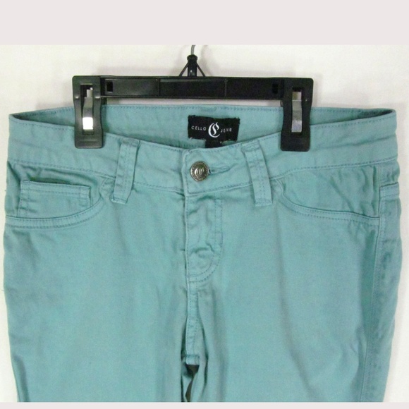 Cello Jeans Women's Jeans Pants Size 3 Teal - Picture 2 of 5